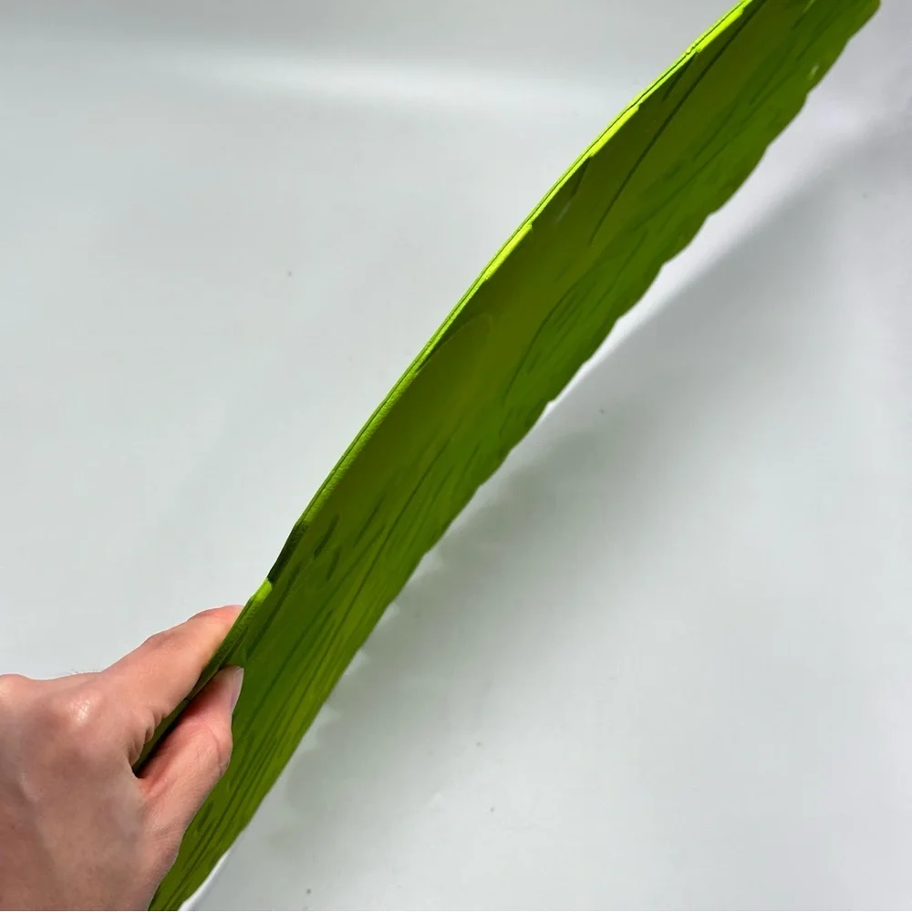 Set of 5 IKEA Lettuce Leaf Silicone Placemats - Lime Green Skutta Saucer Style